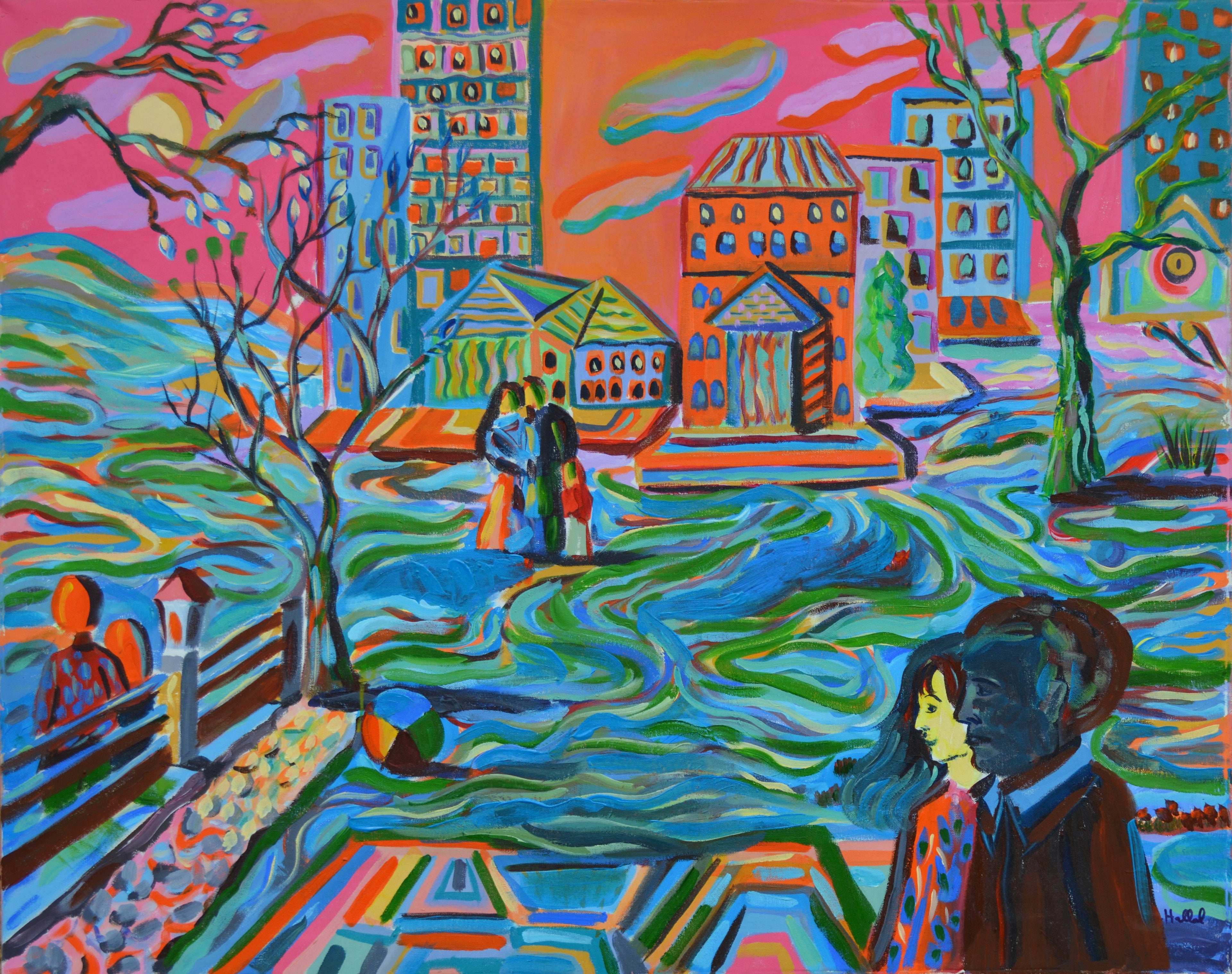 Interplay between the permanence of the city and the fleeting nature of human connection(2018)